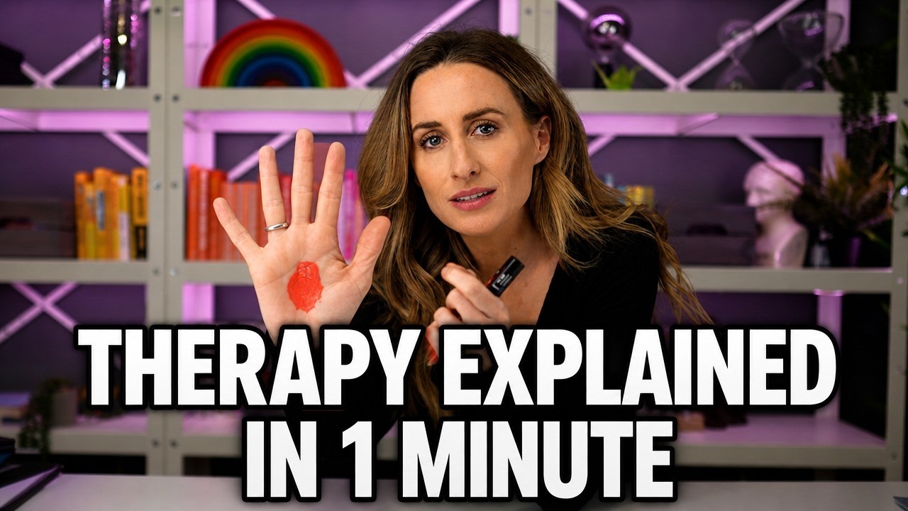 Psychologist Explains Therapy In Under 1 Minute — video thumbnail